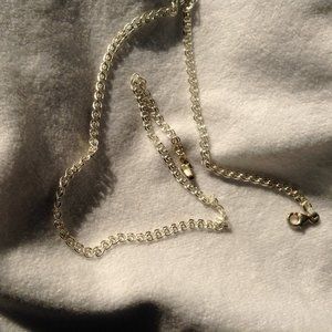 Sterling 16" Love Knot Chain